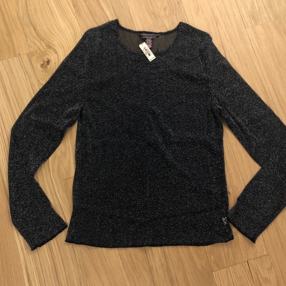 Victoria secret Long Sleeve sheer top xs